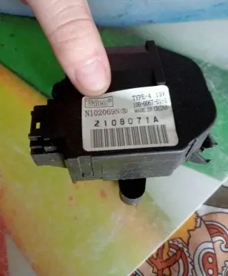 Peugeot 207 Air flap motor/actuator N102069n
