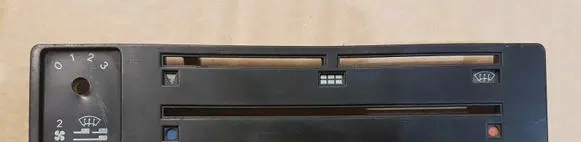 Volkswagen Golf I Climate control/heater control trim 161919383 992396099