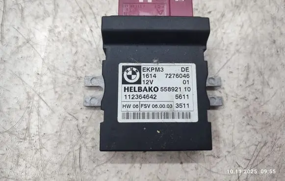 BMW X6 E71 Fuel injection pump control unit/module 7276046