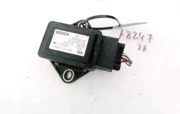 Peugeot 307 ESP acceleration yaw rate sensor 9650452180 0265005290