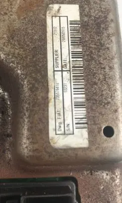 Fiat 500 Steering wheel axle 735576418