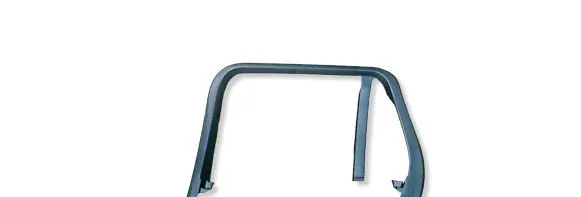 Volvo XC90 Rear door window/glass frame 31393873 31393875