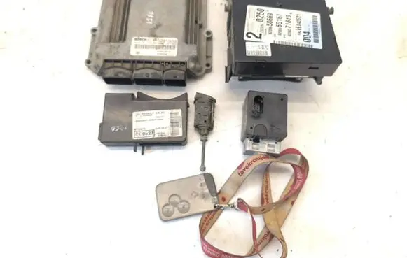 Renault Laguna II Engine ECU kit and lock set 0281012199 8200520036 8200589839