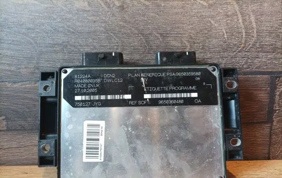 Citroen Berlingo Engine control unit/module 81224A R04080035B 9650360480