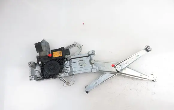 Opel Corsa B Front door window regulator with motor 90520193