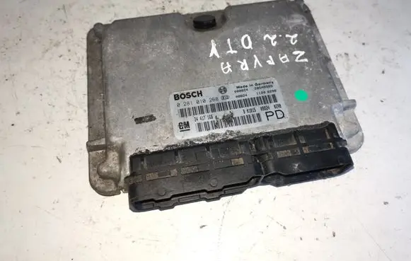 Opel Zafira A Engine control unit/module 24417169 0281010268