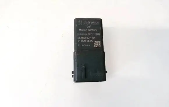 Opel Combo E Glow plug pre-heat relay 9803299780 51299058a