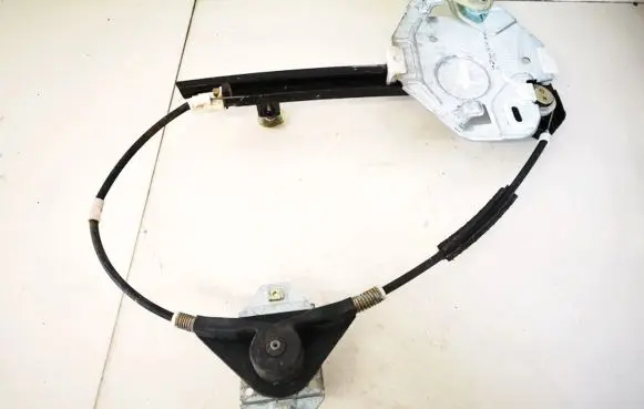 Sliding door window regulator with motor