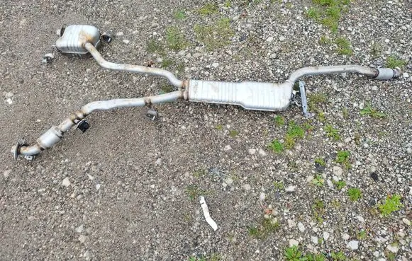 Mercedes-Benz SLC R172 Muffler/silencer A1724910700 A1724911400