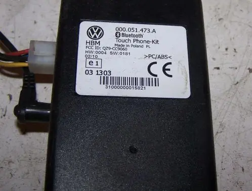 Volkswagen Golf VIII Bluetooth control unit module 000051473A