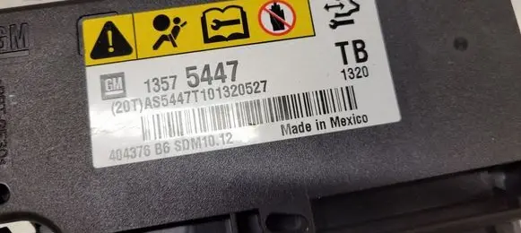 Opel Insignia A Airbag control unit/module 13575447 404376
