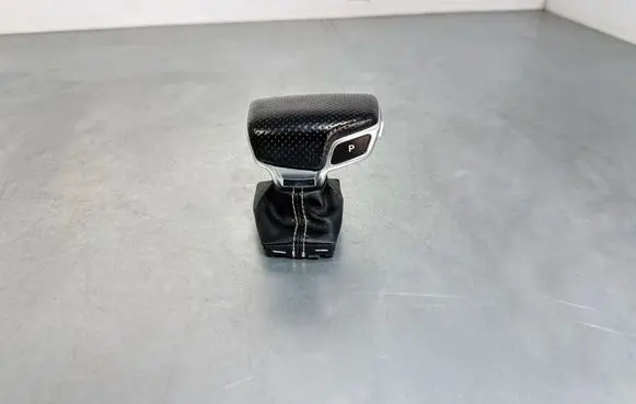 Audi Q7 4M Gear lever shifter trim leather/knob 