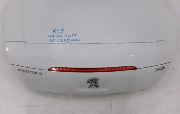 Peugeot RCZ Tailgate/trunk/boot lid 