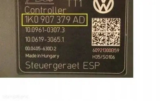 Volkswagen Golf V ABS control unit/module 1K0907379AD 10.0961-0307.3 10.0619-3065.1