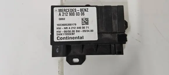 Mercedes-Benz E W212 Fuel injection pump control unit/module A2129000306 5WK11555EBF 1023605350179