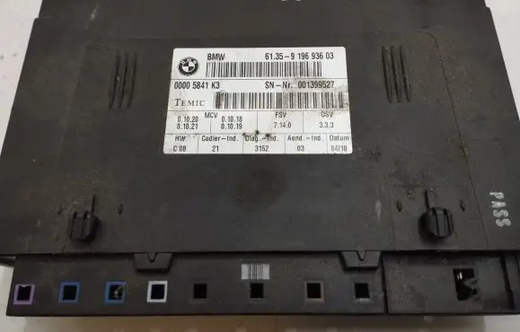 BMW X5 E70 Seat control module 6135919693603