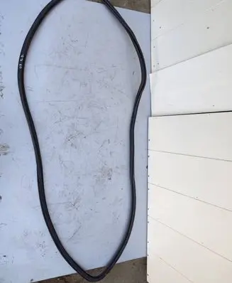 Audi Q7 4L Front door rubber seal 4L0831721