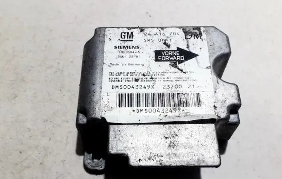 Opel Zafira A Airbag control unit/module 24416704 1923594