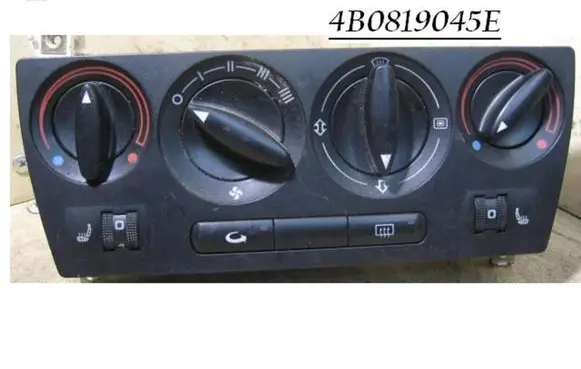 Audi A6 S6 C5 4B Climate control unit 4B0819045E