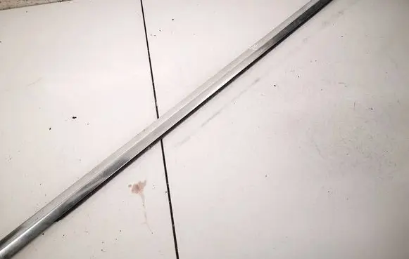 Jaguar XF Front door glass trim molding 8X23F21153AF