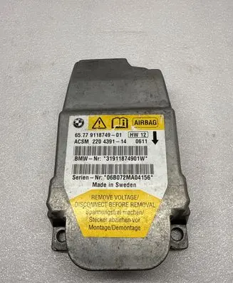 BMW 5 E60 E61 Airbag control unit/module 9118749 31911874901W 220439114