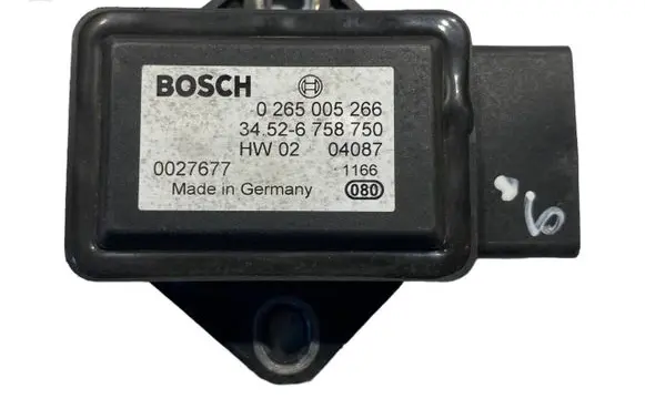 BMW 5 E60 E61 ESP acceleration yaw rate sensor 6758750 34526758750 0265005266