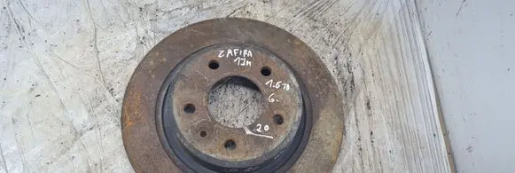 Opel Zafira C Rear brake disc