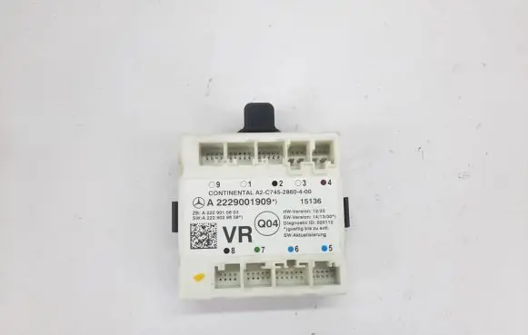 Mercedes-Benz C W205 Door control unit/module A2229001909