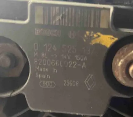 Renault Master II Generator/alternator 0124525137