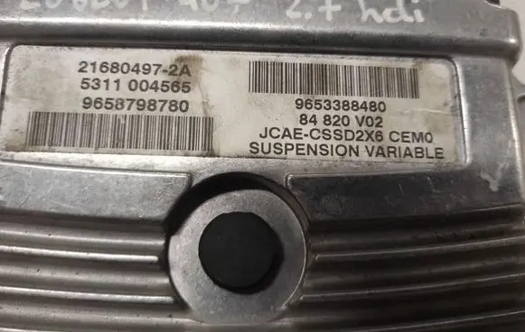 Peugeot 407 Gearbox control unit/module 9653388480 1JD9P050
