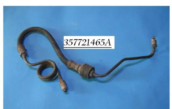 Volkswagen Caddy Clutch pipe/line 357721465A
