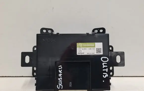 Subaru Outback Air conditioning/heating control unit 72343AG060 1776006812