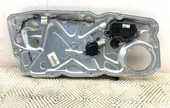 Front door window regulator with motor