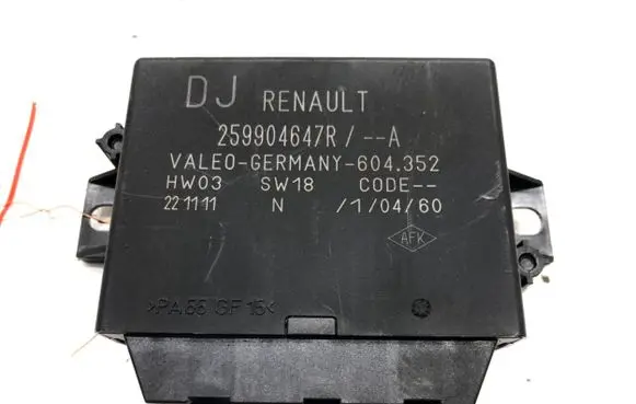 Renault Laguna III Parking PDC control unit/module 259904647R