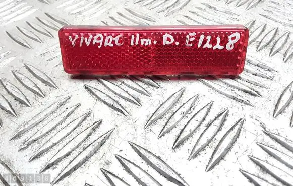 Opel Vivaro Rear tail light reflector 7700353184
