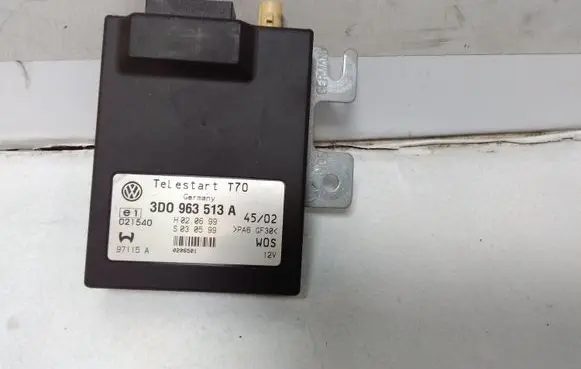 Volkswagen Phaeton Auxiliary heating control unit/module 3D0963513A