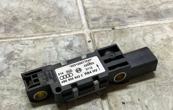 Airbag deployment crash/impact sensor