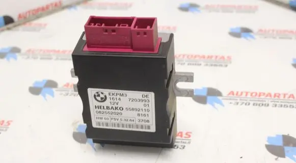 BMW 5 E60 E61 Fuel injection pump control unit/module 7203993 55892110