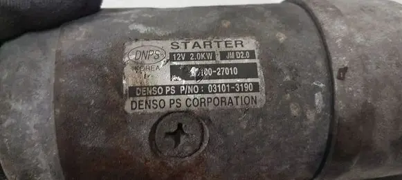 Hyundai Tucson JM Starter motor 031013190