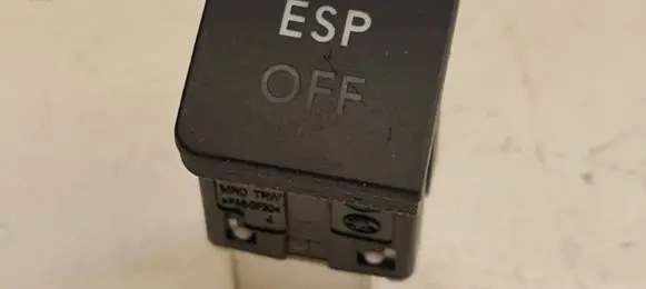 Volkswagen Golf V ESP (stability program) switch 1K0927117A