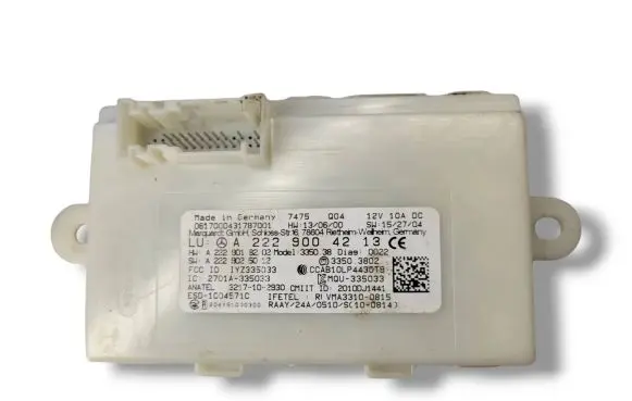 Mercedes-Benz C W205 Other control units/modules A2229004213 A2229018202 A2229025012