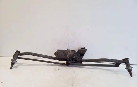 Front wiper linkage and motor