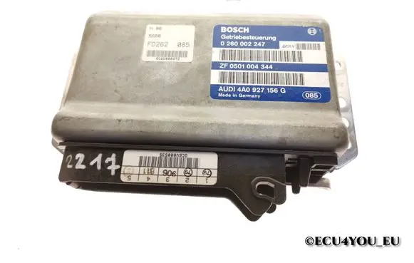Audi A6 S6 C4 4A Gearbox control unit/module 4A0927156G 0260002247 ZF0501004344