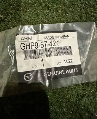 Mazda 6 Rear wiper blade arm GHP967421