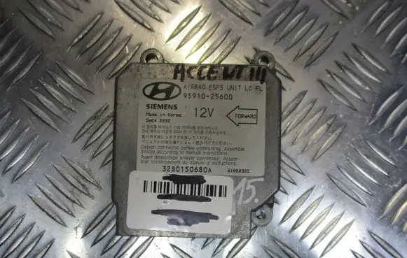 Hyundai Accent Airbag control unit/module 95910-25600