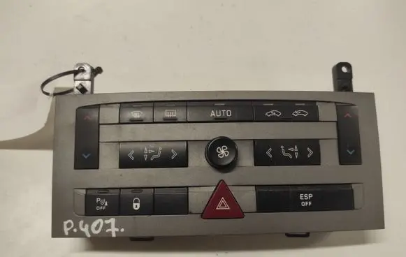 Peugeot 407 Climate control unit 96573322 96512442 96469958