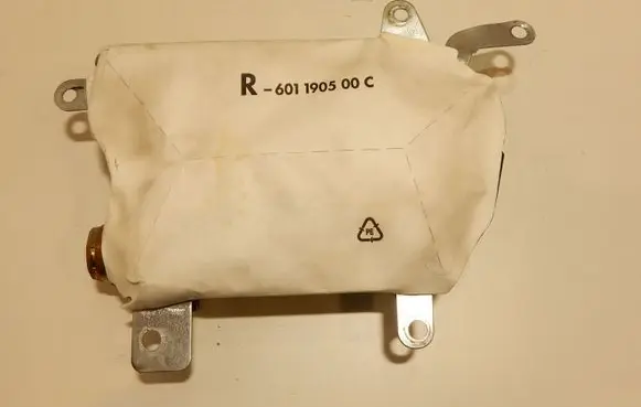 Front door airbag