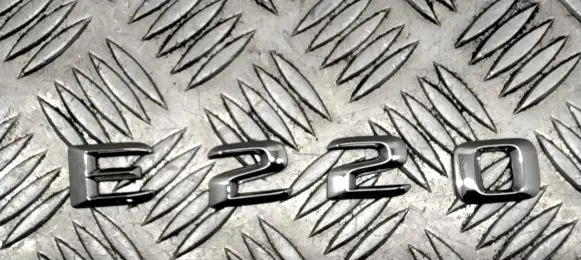 Mercedes-Benz E W212 Manufacturers badge/model letters 