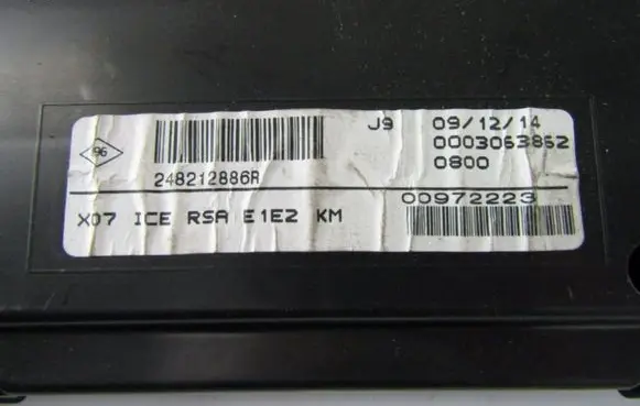 Renault Twingo III Speedometer (instrument cluster) 248212886R