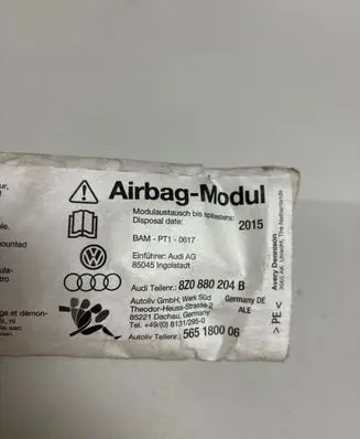 Audi A2 Passenger airbag 8Z0880204B 002TSD00SL05 0035603S